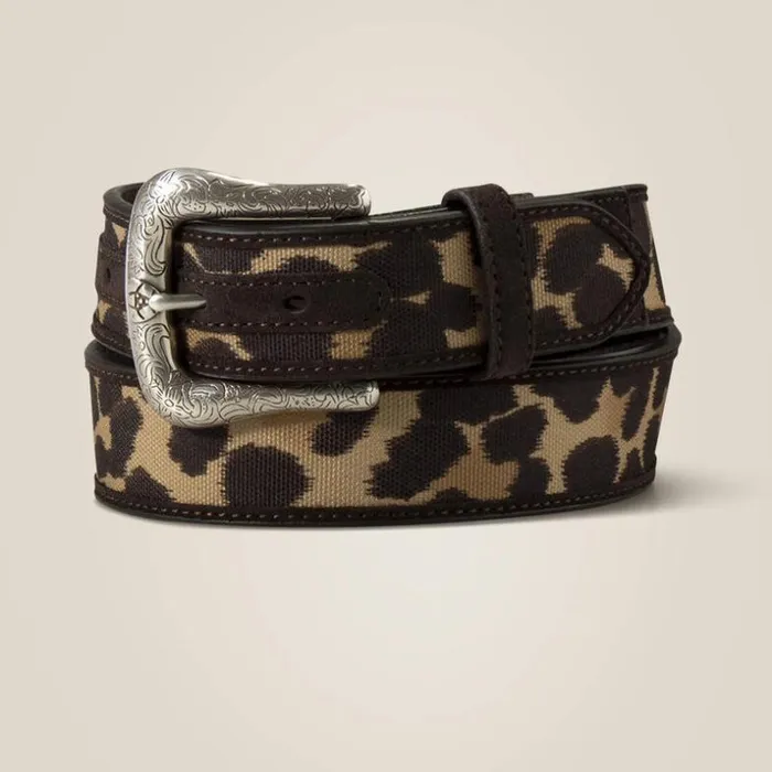 Belts Women Ariat Cruiser Leopard Belt Brown