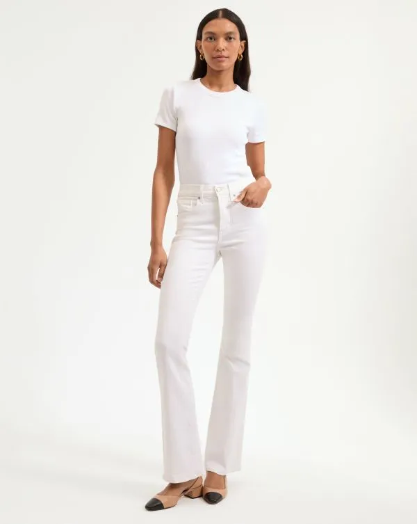 Beverly SkinnyFlare Jean White Women Veronica Beard Jeans