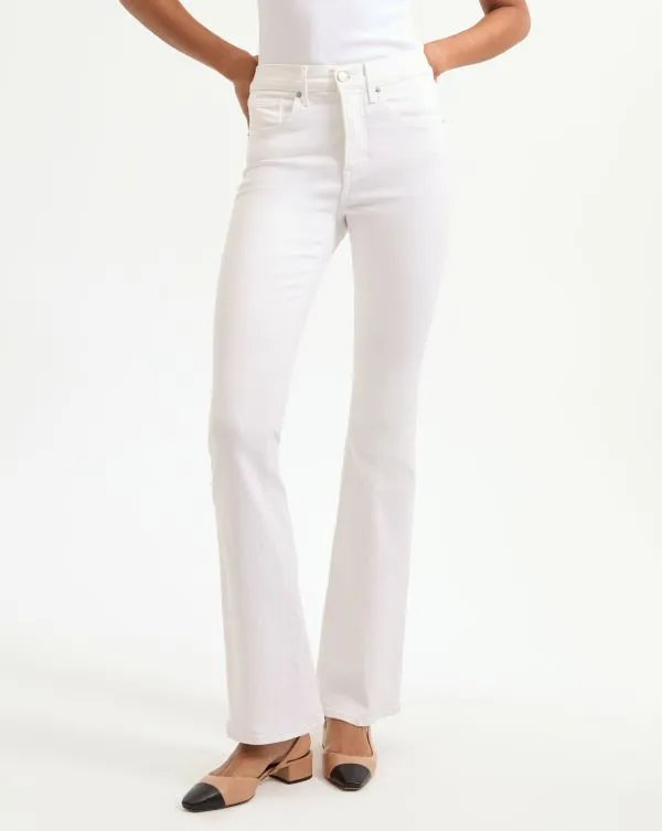 Beverly SkinnyFlare Jean White Women Veronica Beard Jeans Beverly SkinnyFlare Jean White Women Veronica Beard Jeans