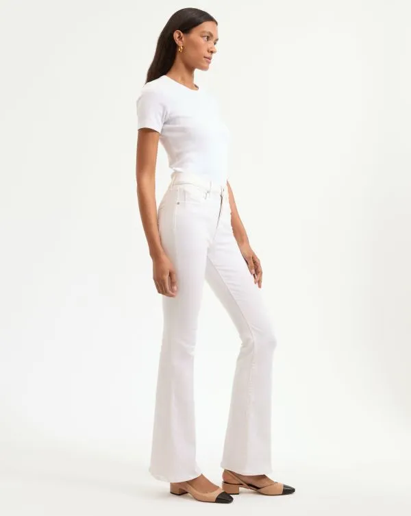 Beverly SkinnyFlare Jean White Women Veronica Beard Jeans Beverly SkinnyFlare Jean White Women Veronica Beard Jeans