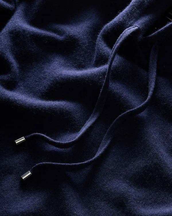 Billy Merino Cashmere Hoodie Navy Women Veronica Beard Sweaters Billy Merino Cashmere Hoodie Navy Women Veronica Beard Sweaters