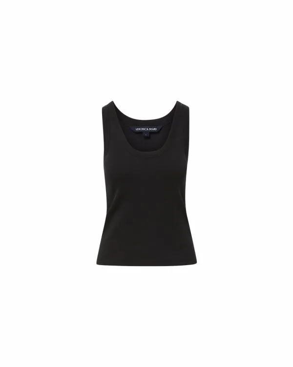 Birke Scoopneck Tank Top Black Women Veronica Beard Tops Birke Scoopneck Tank Top Black Women Veronica Beard Tops