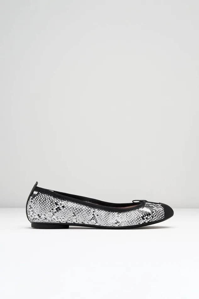 Bloch Ballet Flats Adult Ladies Astra Ballet Flats White Python