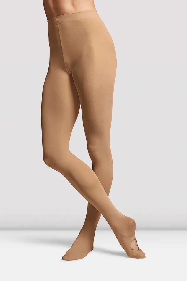 Bloch Girls Convertible Tights Tan Accessories Tights
