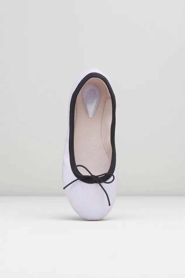 Bloch Girls Elara Ballet Flats Iridescent Purple Children Ballet Flats