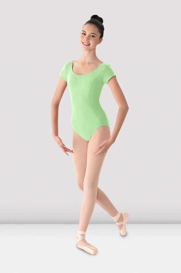 Bloch Ladies Mirella Cap Sleeve Princess Seam Leotard Seafoam Adult Basics