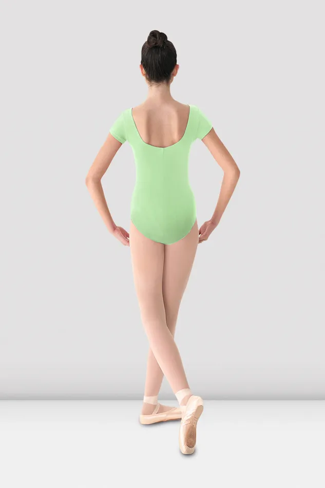 Bloch Ladies Mirella Cap Sleeve Princess Seam Leotard Seafoam Adult Basics
