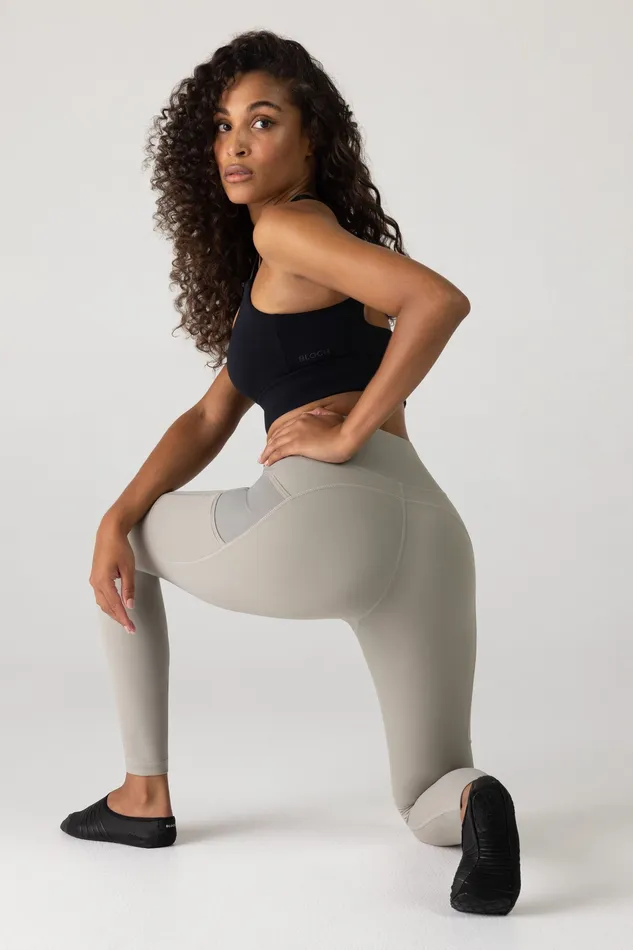 Bloch Leggings Adult Bloch Revive Stretch Full Length Legging Scorched Dune