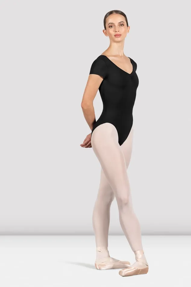 Bloch Leotards Adult Ladies Penny Cap Sleeve Leotard Black