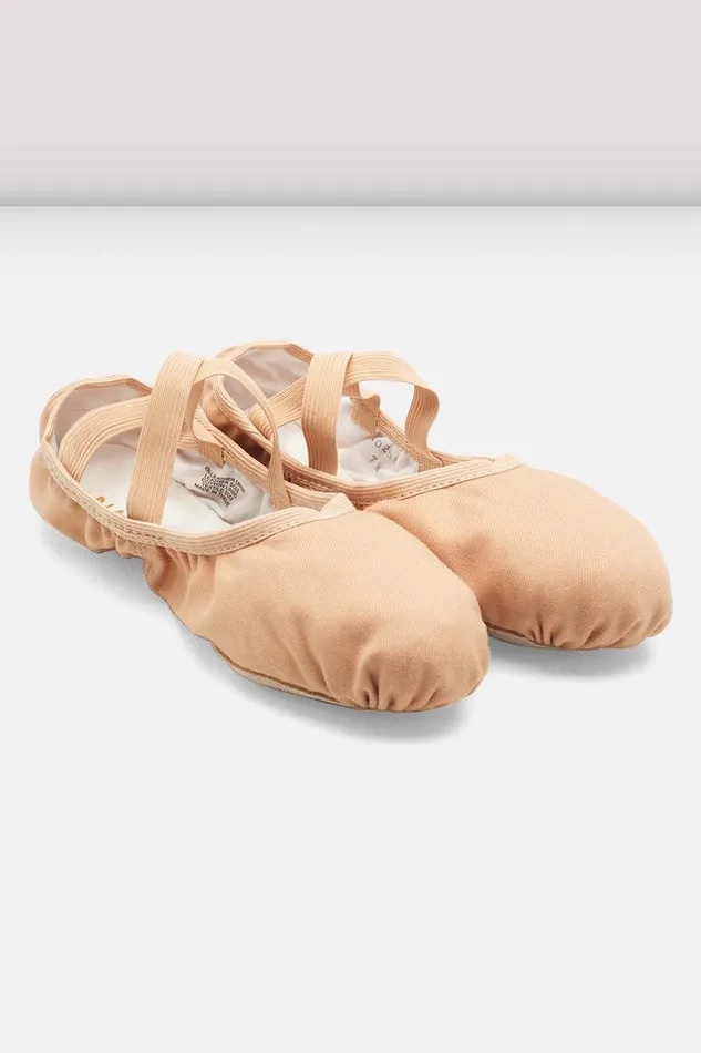 Bloch Mens Performa Stretch Canvas Ballet Shoes Sand Canvas Adult Mens