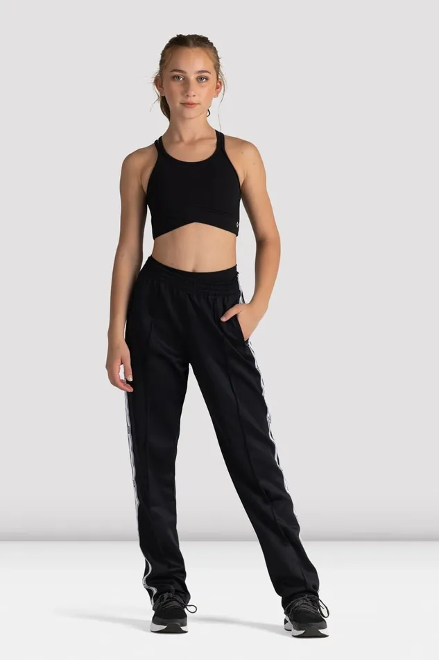 Bloch Pants and Leggings Children Childrens Bloch Logo Track Pant Black Bloch Pants and Leggings Children Childrens Bloch Logo Track Pant Black