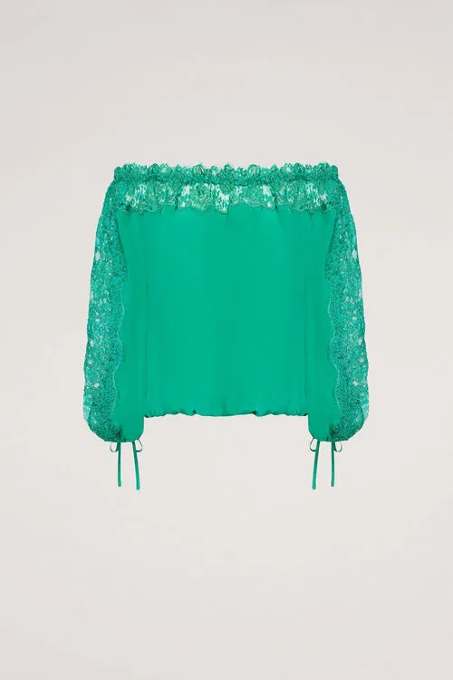 Blouses and Shirts Luisa Spagnoli Women Balia Balia Bluette