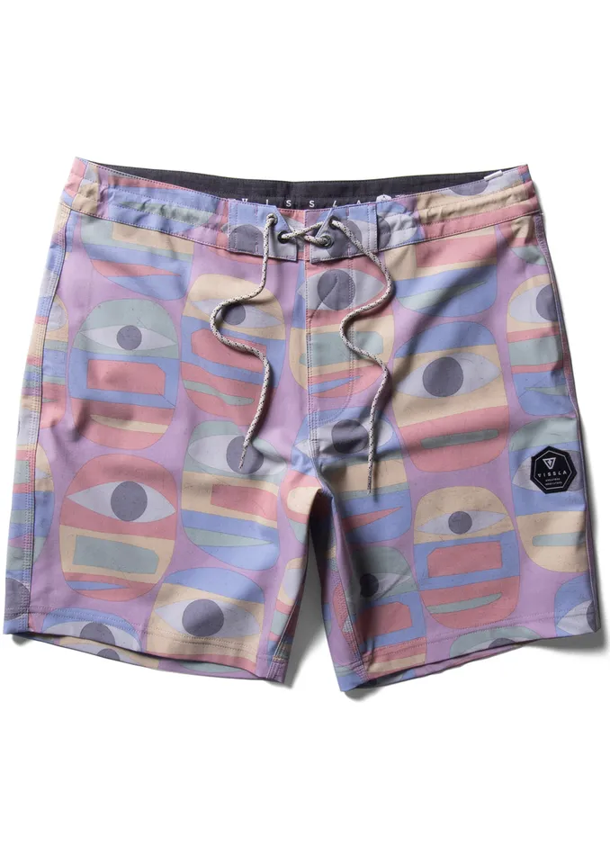 Boardshorts Vissla Youth Minds Eye 138243 Kids Boardshort Dusty Rose