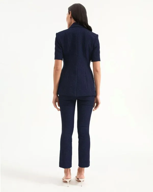 Bodie Jacket Navy Women Veronica Beard Jackets and Outerwear