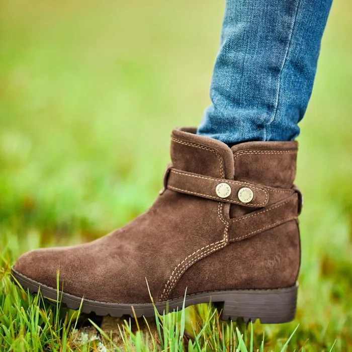 Booties Women Ariat Charlie Waterproof Boot Chocolate