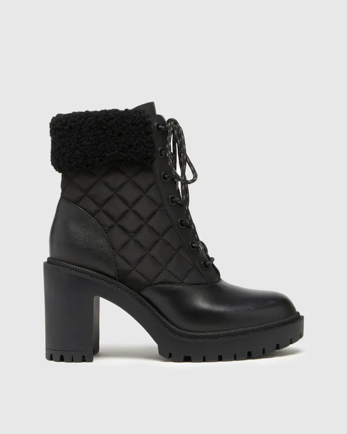 Boots Bryce Boot 8211 Black Leather 8211 PAIGE Women