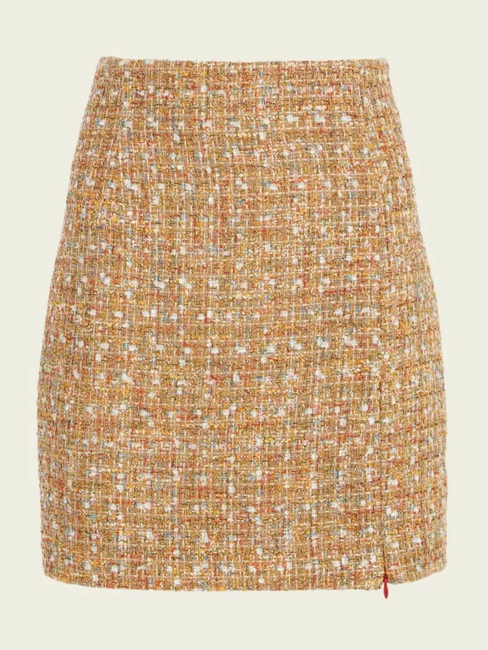 Bottoms Angelica Tweed Skirt Tallulah Multicolor Tweed GUESS Women Bottoms Angelica Tweed Skirt Tallulah Multicolor Tweed GUESS Women
