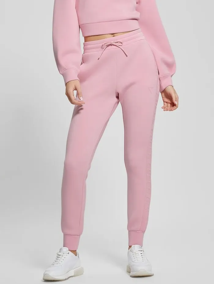 Bottoms Eco Allie Scuba Active Pants Face Powder 8211 GUESS Women Bottoms Eco Allie Scuba Active Pants Face Powder 8211 GUESS Women
