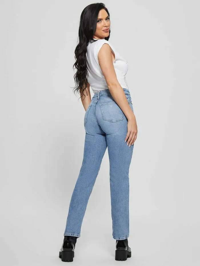 Bottoms Eco Zoe FauxSuede Straight Pants Black Vintage Suede GUESS Women Bottoms Eco Zoe FauxSuede Straight Pants Black Vintage Suede GUESS Women
