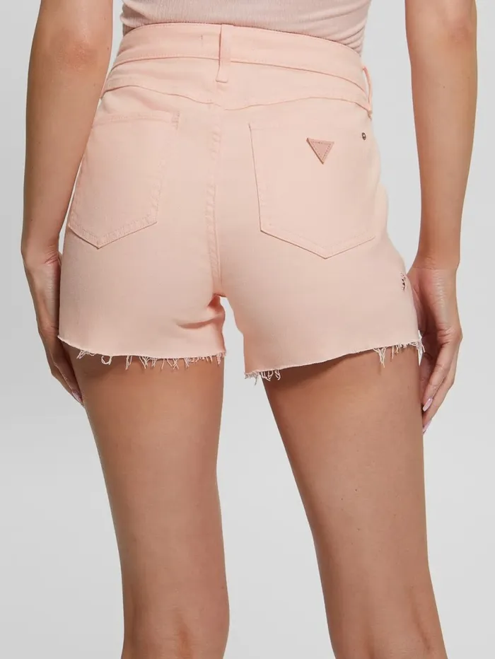 Bottoms GUESS Women 1981 Midi Shorts Blush Breeze Multi