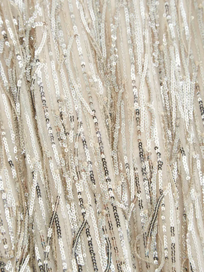 Bottoms Women Heidi Sequin Fringe Pants Off White Multi GUESS Bottoms Women Heidi Sequin Fringe Pants Off White Multi GUESS