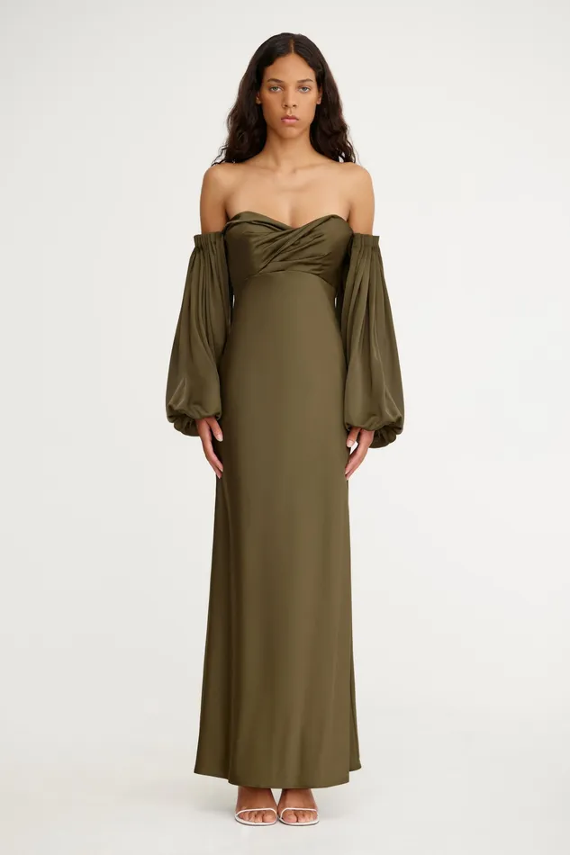Bridesmaids Women Significant Other DANIKA OFF SHOULDER DRESS
