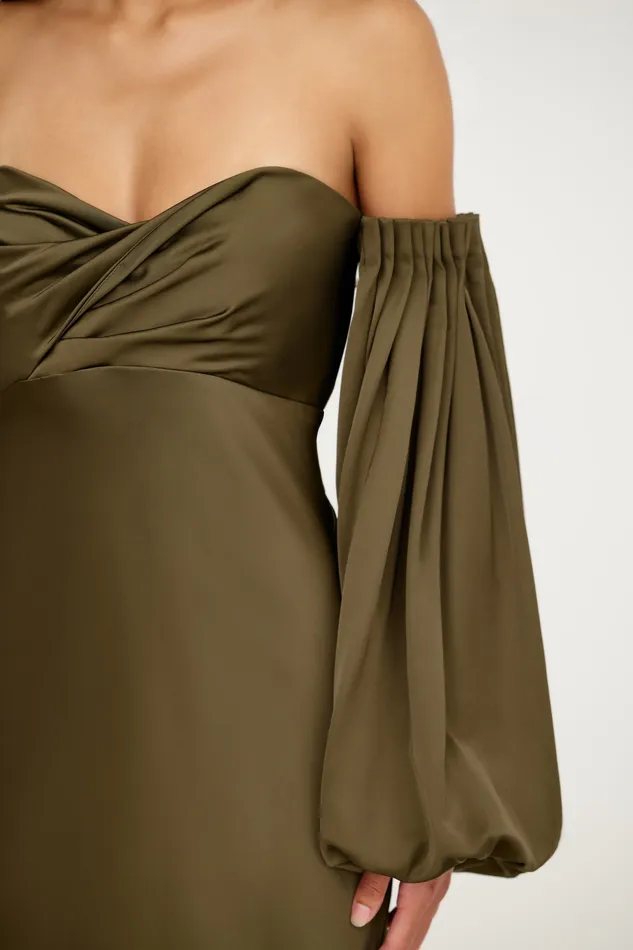Bridesmaids Women Significant Other DANIKA OFF SHOULDER DRESS