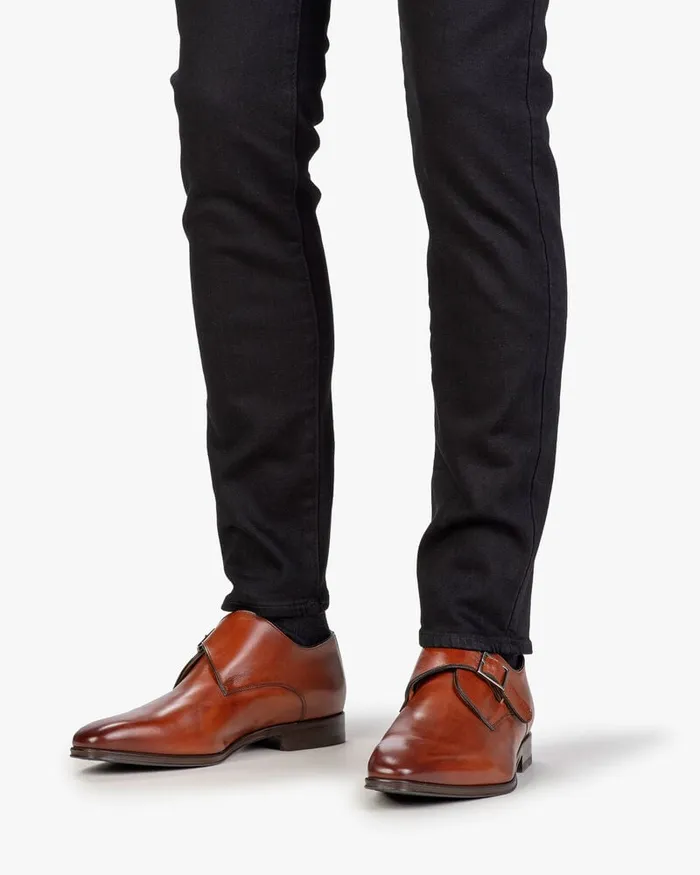 Buckle Shoes Men Floris Van Bommel Raffa 0600 Calfleather
