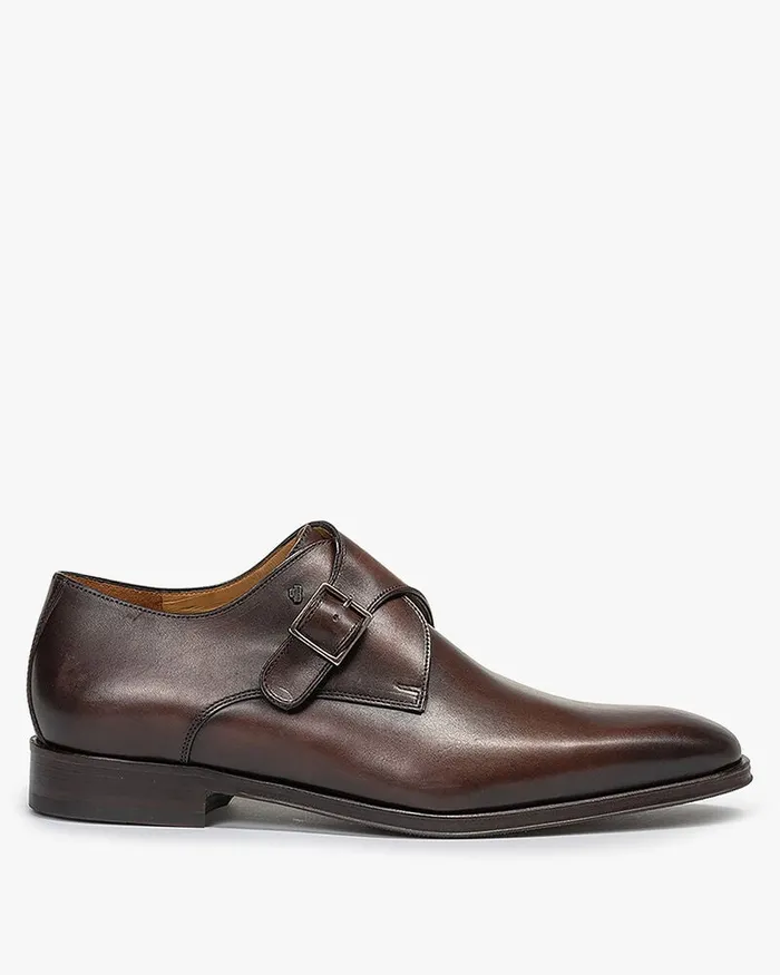 Buckle Shoes Men Floris Van Bommel Raffa 0603 Calfleather