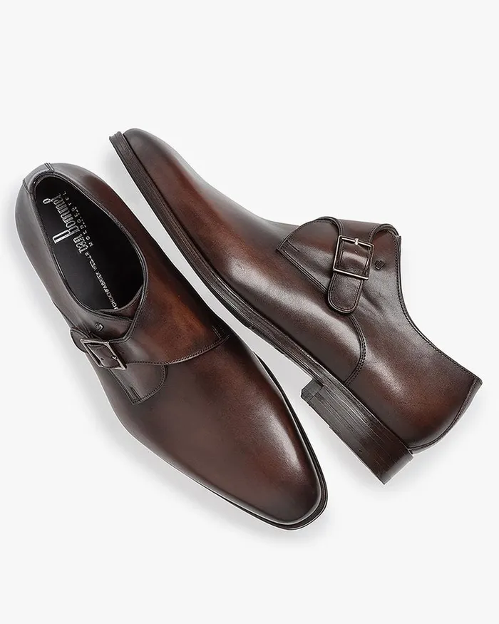Buckle Shoes Men Floris Van Bommel Raffa 0603 Calfleather