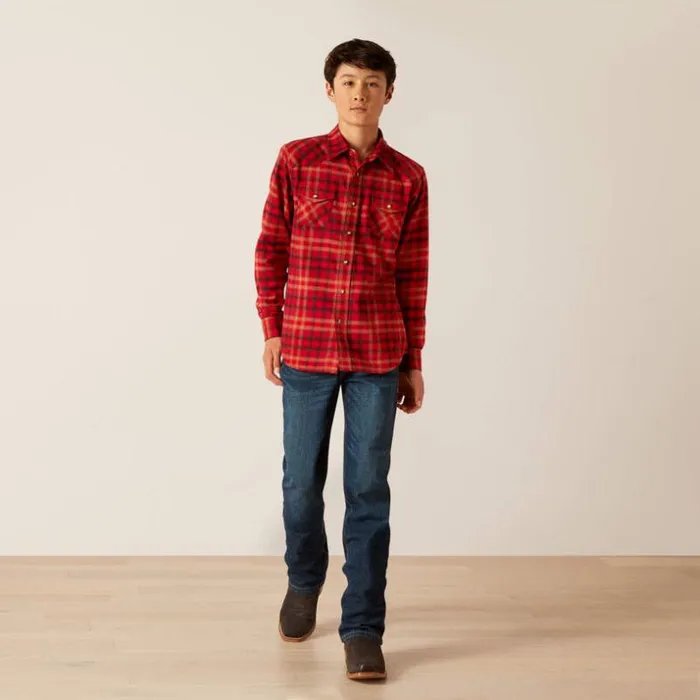 Button Down Shirts Kids Ariat Heber Retro Fit Shirt Cranberry Crimson Button Down Shirts Kids Ariat Heber Retro Fit Shirt Cranberry Crimson