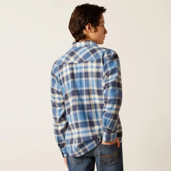 Button Down Shirts Kids Ariat Hoyt Retro Fit Shirt Charcoal Grey Button Down Shirts Kids Ariat Hoyt Retro Fit Shirt Charcoal Grey