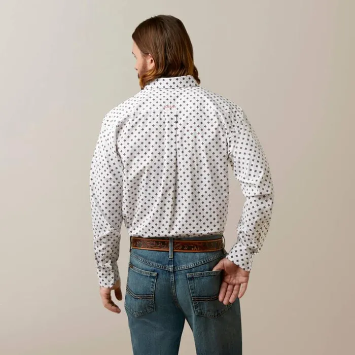 Button Down Shirts Men Ariat Aiden Classic Fit Shirt White Button Down Shirts Men Ariat Aiden Classic Fit Shirt White