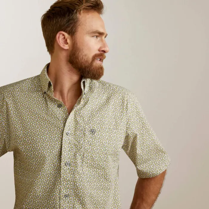 Button Down Shirts Men Ariat Axton Classic Fit Shirt White Button Down Shirts Men Ariat Axton Classic Fit Shirt White
