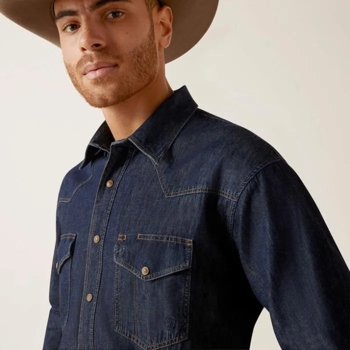 Button Down Shirts Men Ariat Classic Denim Shirt Broadway Button Down Shirts Men Ariat Classic Denim Shirt Broadway