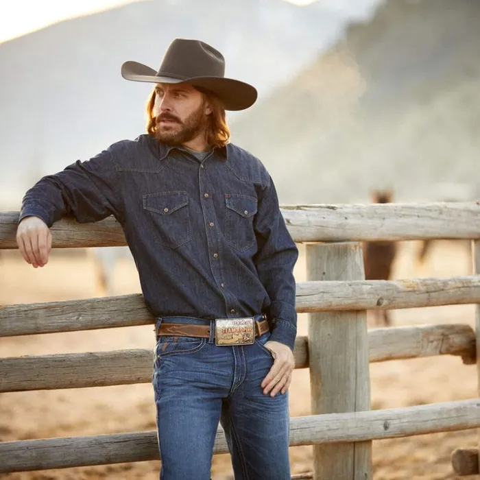 Button Down Shirts Men Ariat Classic Denim Shirt Broadway Button Down Shirts Men Ariat Classic Denim Shirt Broadway
