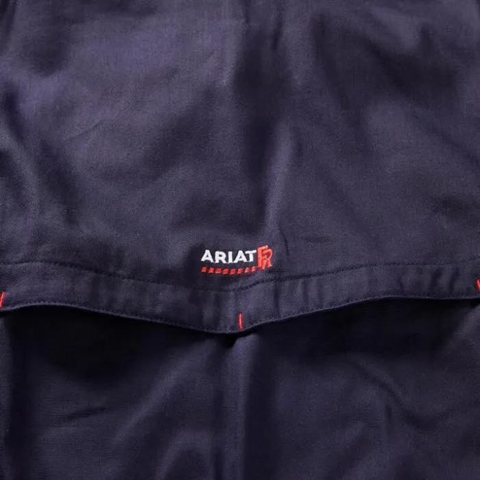 Button Down Shirts Men Ariat FR Solid Vent Work Shirt Navy Button Down Shirts Men Ariat FR Solid Vent Work Shirt Navy