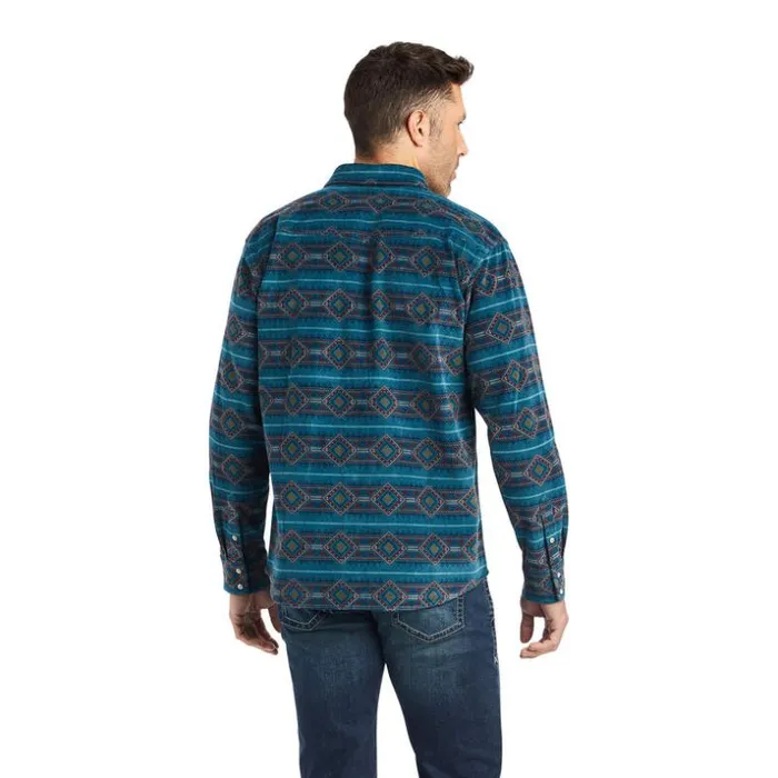 Button Down Shirts Men Ariat Hawkeye Corduroy Retro Fit Shirt Sylvan Teal Button Down Shirts Men Ariat Hawkeye Corduroy Retro Fit Shirt Sylvan Teal