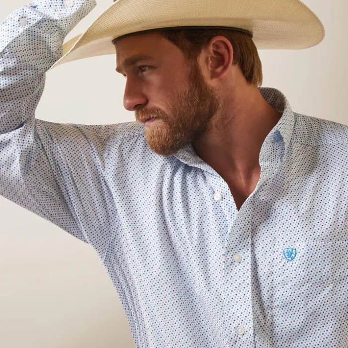 Button Down Shirts Men Ariat Luca Classic Fit Shirt White Button Down Shirts Men Ariat Luca Classic Fit Shirt White
