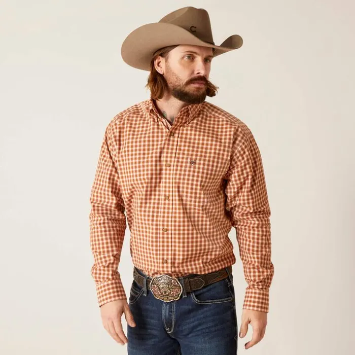 Button Down Shirts Men Ariat Pro Series Garrison Classic Fit Shirt White