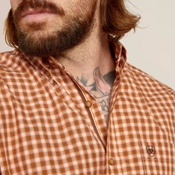 Button Down Shirts Men Ariat Pro Series Garrison Classic Fit Shirt White