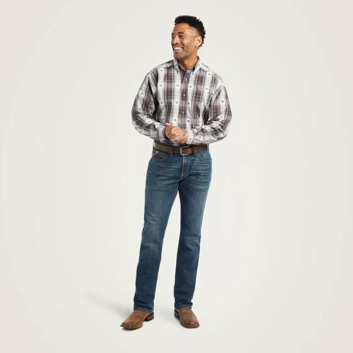 Button Down Shirts Men Ariat Pro Series Geoffrey Classic Fit Shirt Estate Blue Button Down Shirts Men Ariat Pro Series Geoffrey Classic Fit Shirt Estate Blue