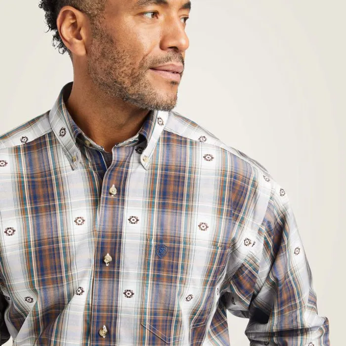 Button Down Shirts Men Ariat Pro Series Geoffrey Classic Fit Shirt Estate Blue Button Down Shirts Men Ariat Pro Series Geoffrey Classic Fit Shirt Estate Blue