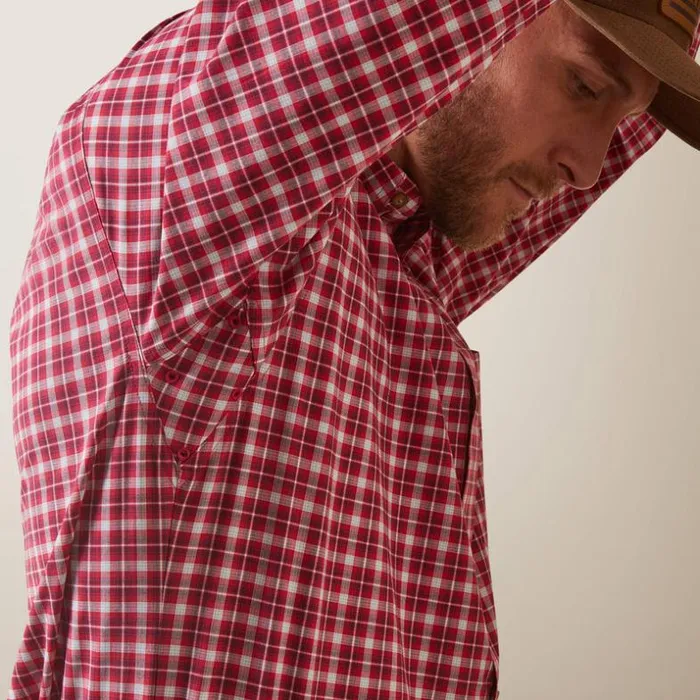 Button Down Shirts Men Ariat Pro Series Indiana Fitted Shirt Rose Red Button Down Shirts Men Ariat Pro Series Indiana Fitted Shirt Rose Red