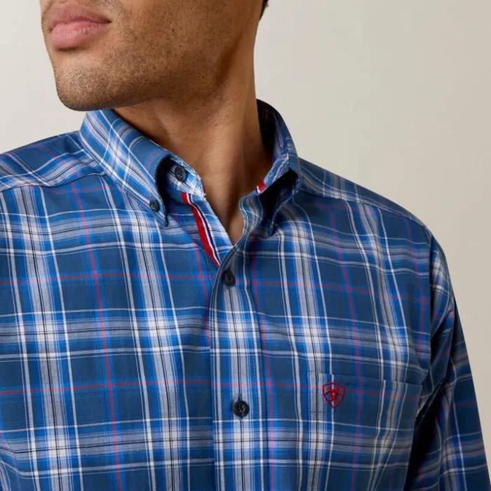 Button Down Shirts Men Ariat Pro Series Jaxton Classic Fit Shirt Blue Button Down Shirts Men Ariat Pro Series Jaxton Classic Fit Shirt Blue