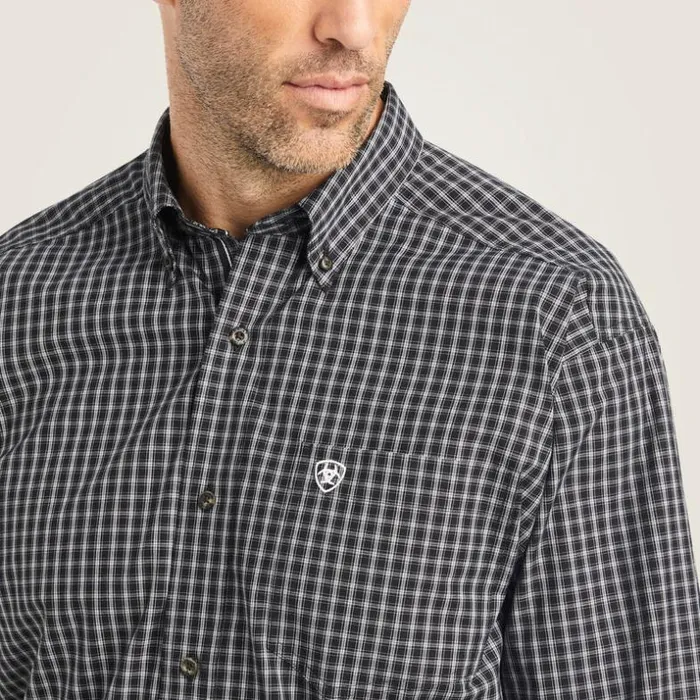 Button Down Shirts Men Ariat Pro Series Kyrie Classic Fit Shirt Black Button Down Shirts Men Ariat Pro Series Kyrie Classic Fit Shirt Black