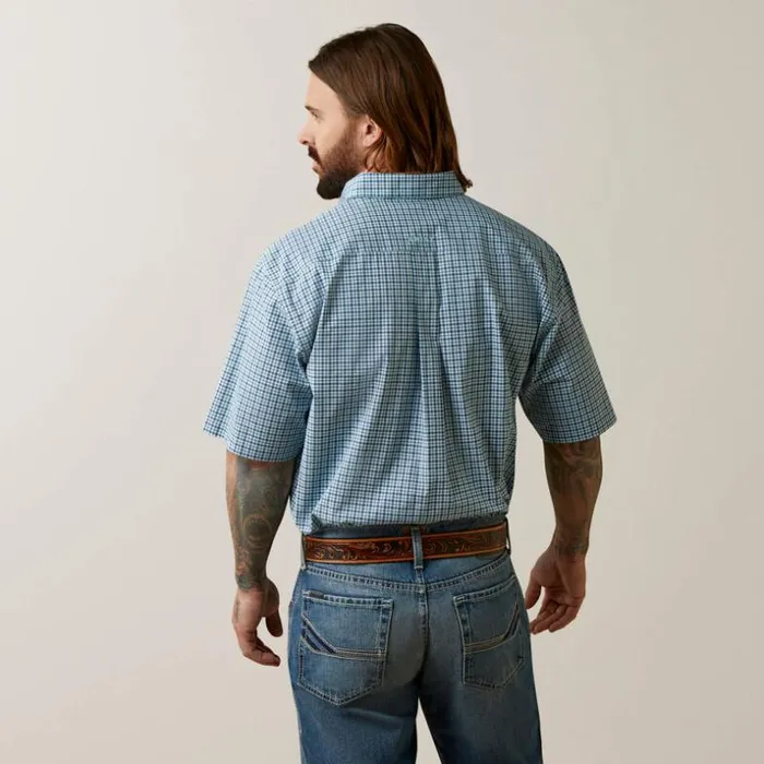 Button Down Shirts Men Ariat Pro Series Odell Classic Fit Shirt Turquoise