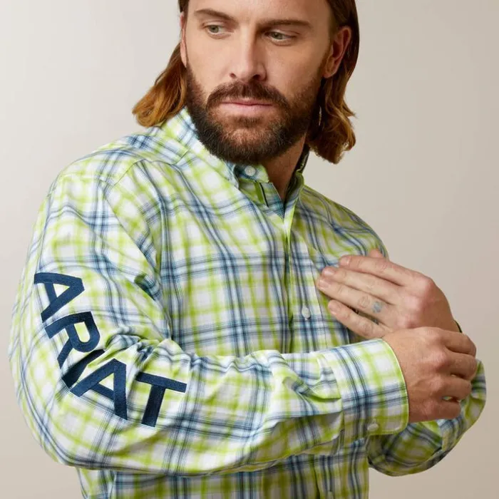 Button Down Shirts Men Ariat Pro Series Team Dayton Classic Fit Shirt Tender Shoots