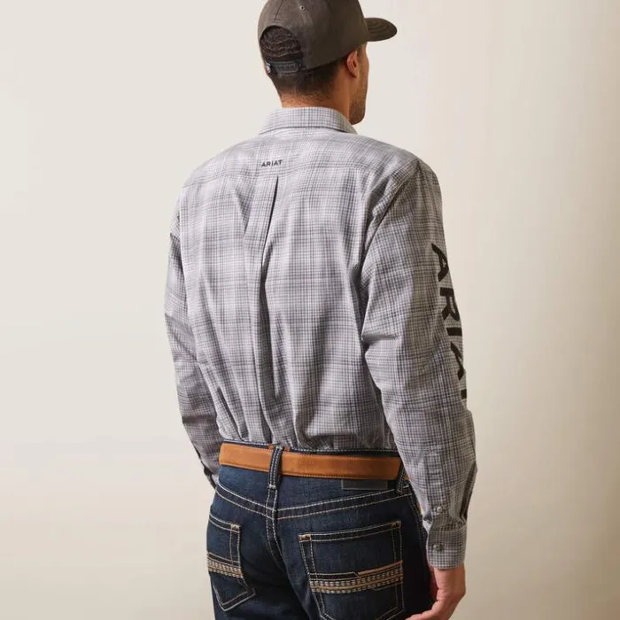 Button Down Shirts Men Ariat Pro Series Team Houston Classic Fit Shirt Gray Button Down Shirts Men Ariat Pro Series Team Houston Classic Fit Shirt Gray