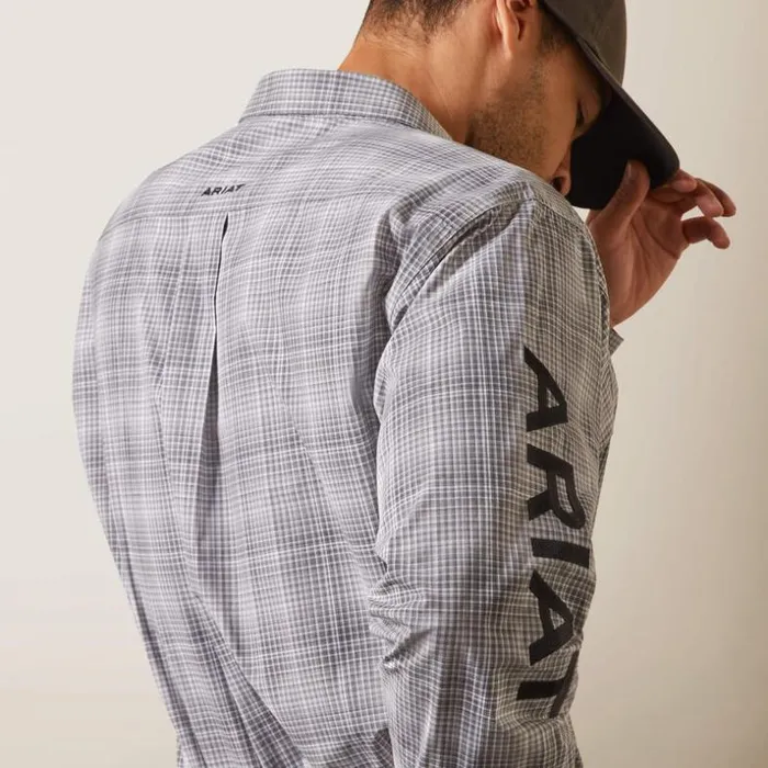 Button Down Shirts Men Ariat Pro Series Team Houston Classic Fit Shirt Gray Button Down Shirts Men Ariat Pro Series Team Houston Classic Fit Shirt Gray